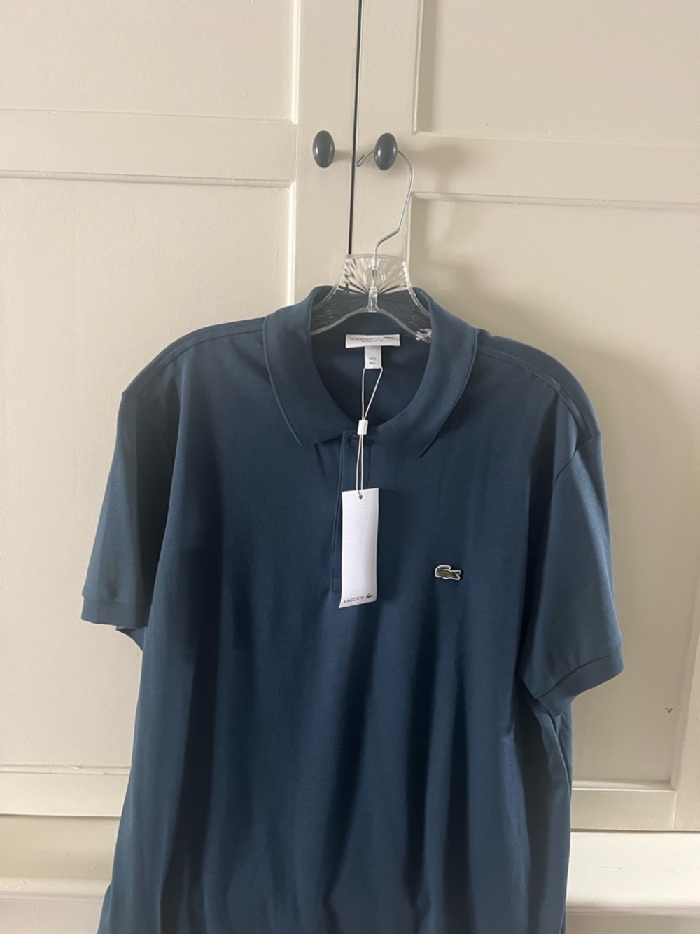 Lacoste Men's Dark Blue Classic Cotton Polo